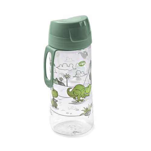 Snips - Dino Water Bottle - Water Bottle Kids - 0,50 LT - Kids Water Bottle 7x7x20 cm - Made in Italy - 0% BPA and Phthalate Free - Image 3