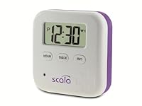 scala Pillenbox Timer 4 Fach, 5 Alarmzeiten weiß