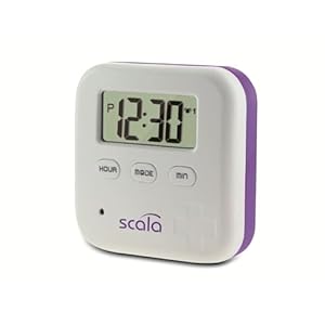 scala Pillendoos, timer, 4 vakken, 5 alarmtijden, wit