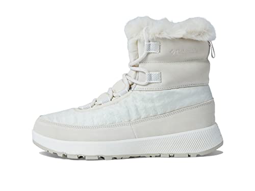 Suede Columbia Slopeside Peak Luxe, Scarponi Invernali, Donna, 40 EU, Avorio (Dark Stone, Sea Salt)