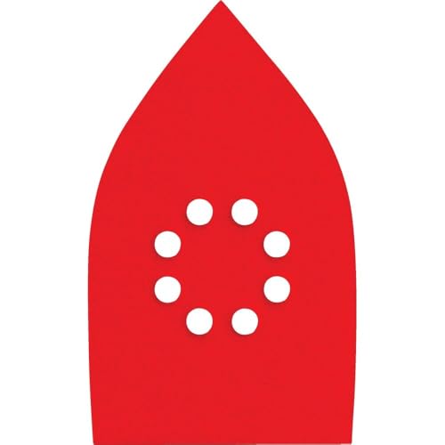 Image of Diablo Detail Sanding Sheets - 4-3 /16 inch x 6-3 /4 inch, 80-Grit Coarse, 5-Pack | Hook & Lock, 8 Holes - Ideal for MegaMouse, Fast Removal & Long Life - Wood Metal Plastic Use - DCTDET080H05G