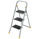 ✅ ESCABEAU PLIANT COMPACT – Facile à plier et à ranger, ce marche pied pliable prend très peu de place une fois fermé, parfait pour les petits espaces, appartements, buanderies ou véhicules utilitaires.