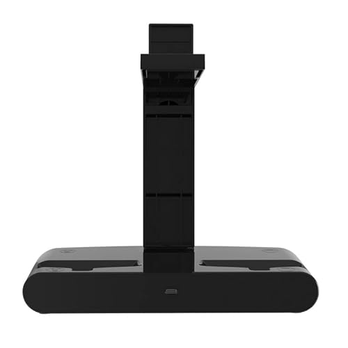ZahoTse Base de carregamento PS VR2 Grip com interruptor de luz de exibição PSVR2 carregador de base