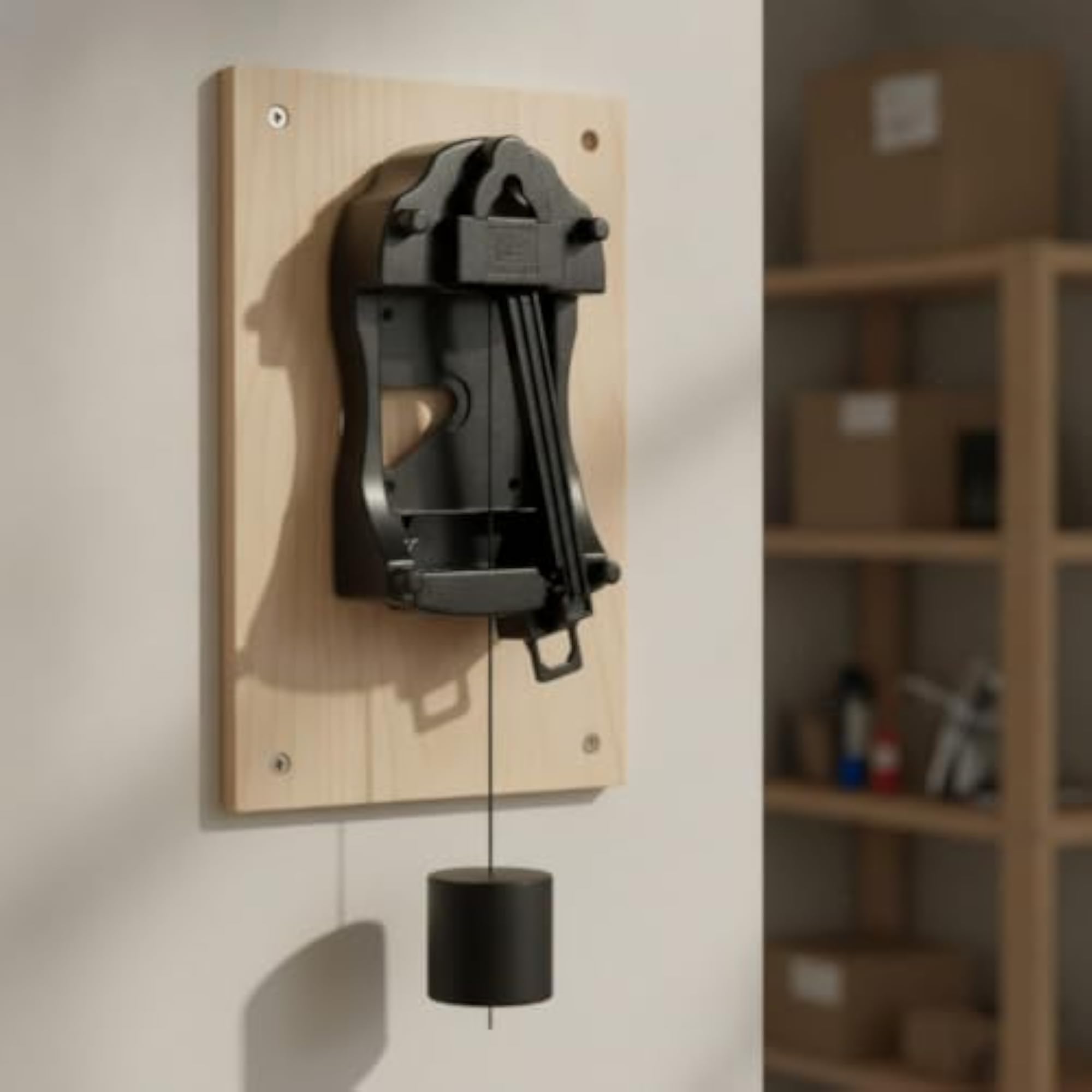 Lightweight Pendulum Swing Mechanism for DIY Clocks