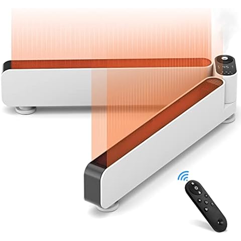 Jaydear Electric Heater, Energy Efficient Electric Heater, Space Heater Electric with Humidifier, 2800W Electric Heater for Home, Office, Remote Control/ Timing Switch/Quiet/Overheating Protection Cover