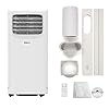 SHINCO-9000BTU-Aire-Acondicionado-Portatil-con-Funcion-3-en-1-Aire-acondicionado-Deshumidificador-Ventilador-Modo-de-suspension-Para-maximo-de-22-Temporizador-de-24-horas-2-Kits-de-Ventana