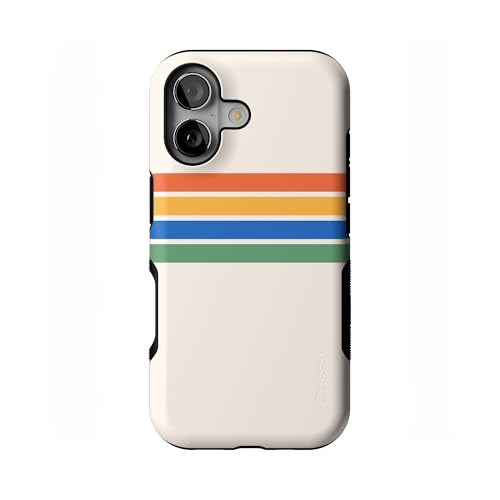Coque iPhone 17 antichoc pour éviter les fissures de l'écran avec style arc-en-ciel