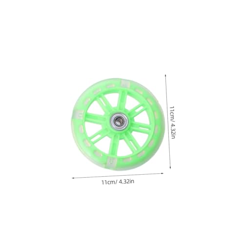 BESPORTBLE Rueda auxiliar de equilibrio de 12 pulgadas para bicicleta de niños y niñas con luz intermitente trasera para entrenamiento miniatura 2