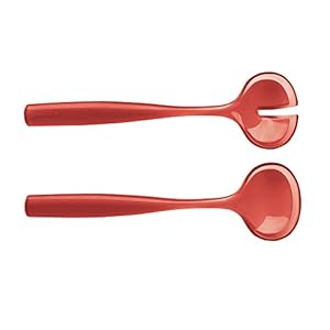 Guzzini Grace Salatbesteck Rot 28,3 cm