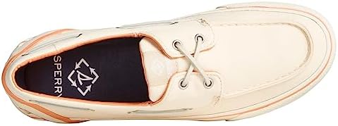 Sperry Men's Bahama II SEACYCLED Boat Shoe, Ivory, 11.5 | Image 4