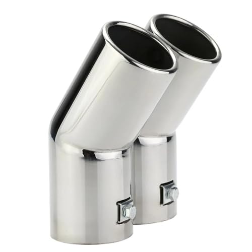 Silencieux d'échappement double tube embout inox pour Bora Jetta et Golf 4 auto