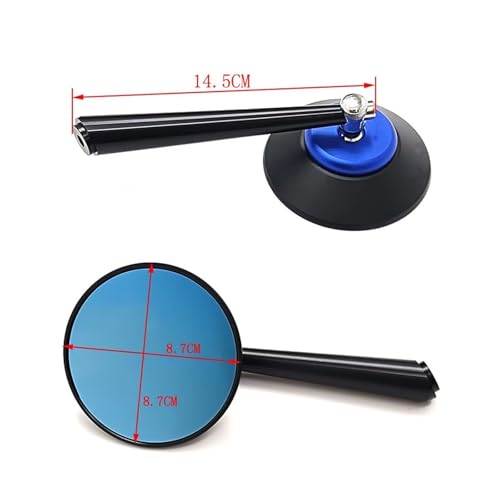 Espejo retrovisor redondo para mejorar la seguridad en moto 2