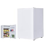 COSTWAY 123L Kühlschrank Minikühlschrank Standkühlschrank Hotelkühlschrank A+