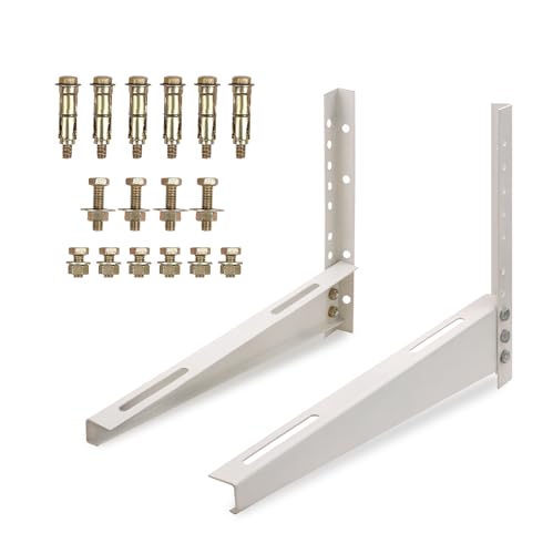 Robustt Heavy Duty AC Stand | Rust Proof Iron Air Conditioner Outdoor Unit Mounting Bracket, Supports Upto 200kg Weight | Air Conditioner Stand Comes 