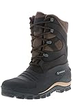Spirale Trekker Damen Herren gefütterte Winterstiefel Snowboots schwarz, Größe:42, Farbe:Schwarz