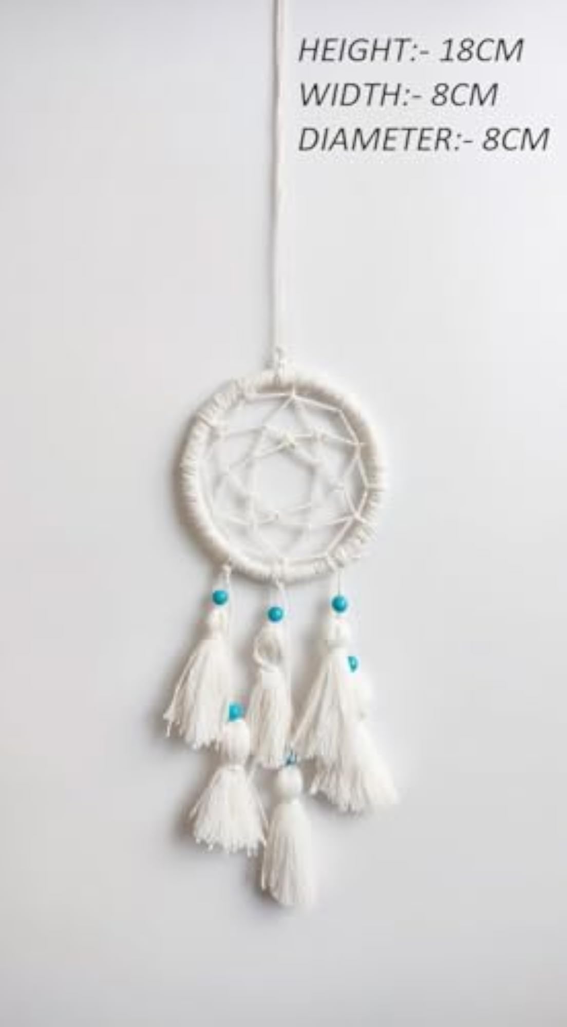 Cotton Rearview Mirror Dream Catcher