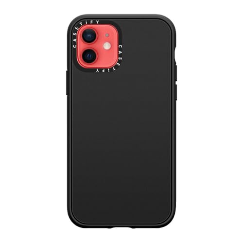 Image of CASETiFY for iPhone 12 Case - Impact Compatible with MagSafe Matte Black