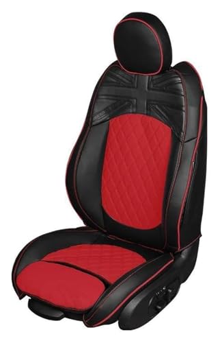 Housse de siège pour Mini Cooper F54 F60 sur mesure en noir et rouge