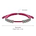 LAMIBEE Premium Golf Stainless Steel 10 Bead Score Counter Bracelet, Golf Stroke Count Bracelet, Resizable Easy Adjust Golf Round Scoring Tracker, Durable Stylish Golf Accessory (Pink)
