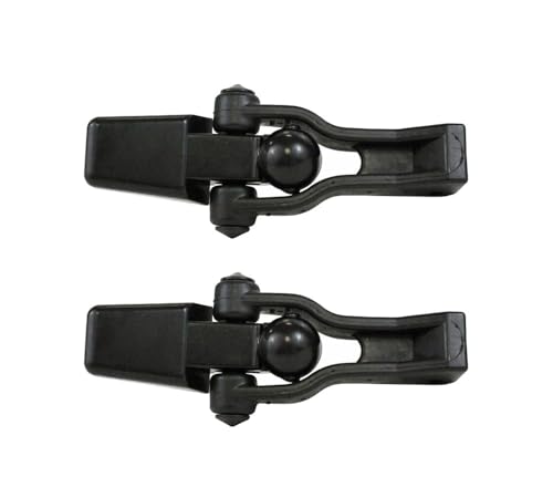 Mytee Products 2 Pack Hood Latch Assembly Compatible with Kenworth T600 T800 W900 T600A Trucks - Heavy Duty Replacement Hood Latch Replaces K147-107 315-5402 HLK1000 K147-106 K147107 K147C106