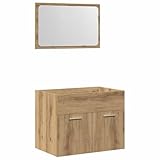 【Fonction murale :】 le miroir de courtoisie peut être facilement fixé au mur pour économiser de l'espace au sol. Le haut de l'armoire de toilette est idéal pour placer l'évier, ce qui permet d'utiliser pleinement l'espace libre sous l'évier.