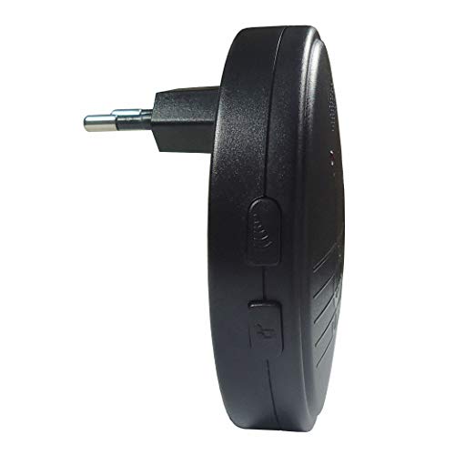 Campainha Digital Sem Fio com Som Ajustável Bivolt Preto - DNI 6381