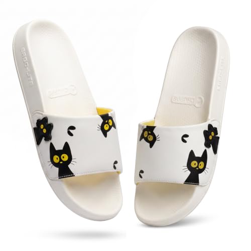 CHUPPS Copy Cat Women’s Printed EVA Sole Slip-On Sliders