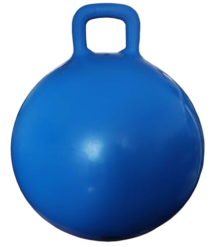 AppleRound Hippity Hoppity Hopball with Ball Pump, 18in/45cm Diameter for Age 3-7, Kangaroo Bouncer, Space Hopper Ball with Handle for Children, Printed Design (Whale) - Image 3