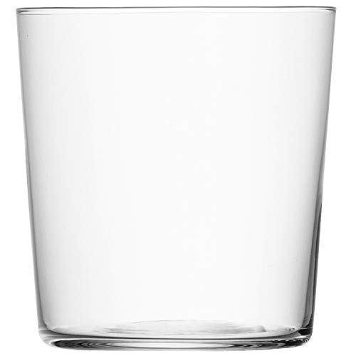 Gobelet Gio LSA 390 ml transparent x 4 verre eau empilable table design