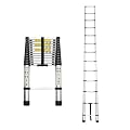 Telescoping Ladder 16.5FT, Telescopic Extension Ladder, Aluminum Alloy Folding Ladder Portable Multi-Purpose for Indoor Outdoor Work, Heavy Duty 300 lbs Load (16.5FT)