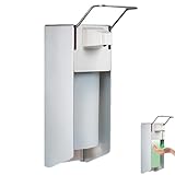 Wandmontierter Flüssigkeitsspender, wiederaufladbarer Badspender, Dreikammer-Seifenspender, platzsparend, Wandmontage, für Duschgel-Lotion, L