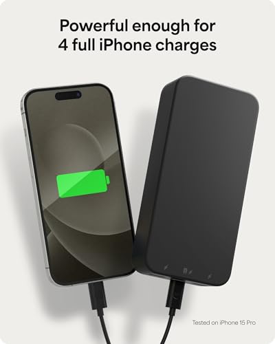 Image of mophie Powerstation XL Power Bank 2023-20,000 mAh Large Internal Battery, (2) USB-A Ports and (1) 20W USB-C PD Fast Charging Input /Output Port, Travel-Friendly
