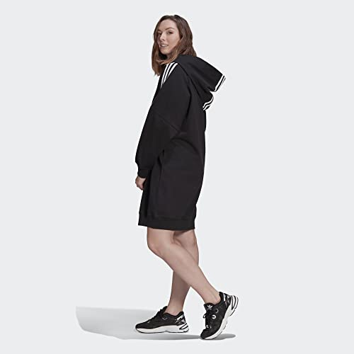 adidas Originals Womens Always Original Sweatshirt Dress with Hood, Black3