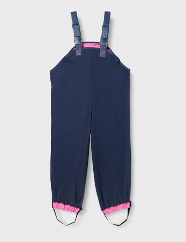Playshoes Pantaloni Fango, Salopette Antipioggia, Fodera In Pile, Pantaloni Antipioggia Antivento E Impermeabili Unisex - Bambini E Ragazzi, Rosa, 80 - 3