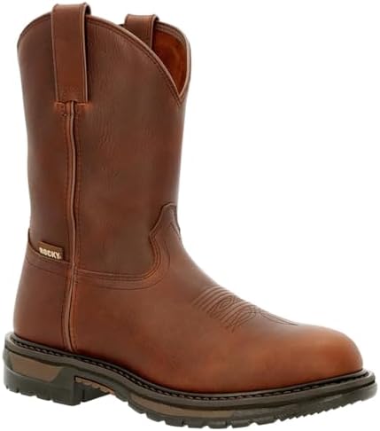 Rocky Men's Original Ride Western Boot, Brown, 12 Wide | Image 1