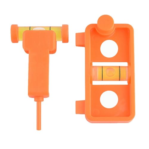 AHOSOUTLY Archery Spirit Level Bow String Level Archery Balancer Archery Leveling Kit Arrow Level Compound Bows Tuning Mounting String Archery Level Combo Accessory Archery Hunting Tools(Red)