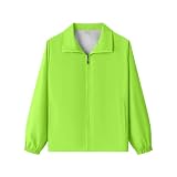 Softshelljacke für Kinder, atmungsaktiv, wasserdicht, langärmelig, Reißverschluss, Strickjacke, leichter Windbreaker, Outdoor-Regenmantel, für Jungen und Mädchen, winddichte Jacken mit Taschen, für