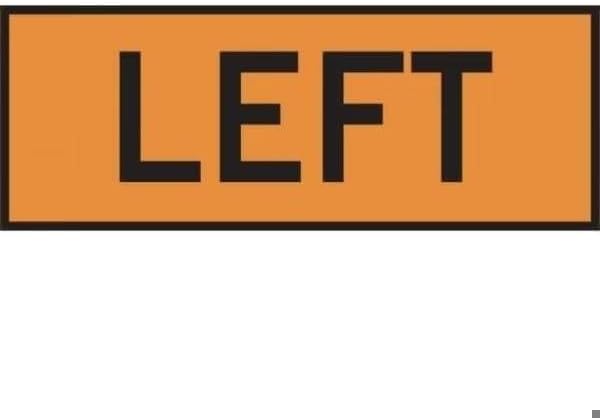 ROLLUP CONSTRUCTION SIGN, Mfr: FRC364DG-A