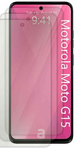 3x apgo Hydrogel Matte Matowa Folia Hydrożelowa do Motorola Moto G15, elastyczna, TPU z warstwą pozycjonującą do łatwego montażu