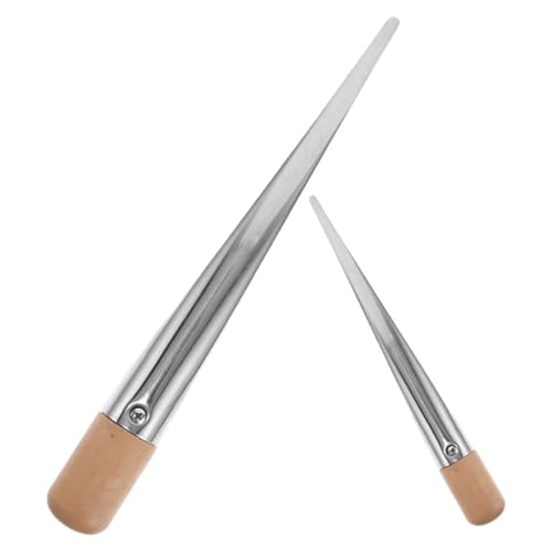 Accesorios para enhebrar líneas en barcos kit de 2 piezas de acero inoxidable y madera para cubierta