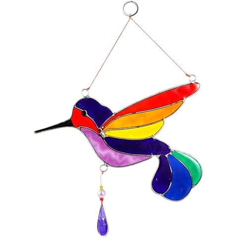 ART-CRAFT Colourful Hummingbird Suncatcher Decoration Cover