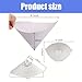 DUSCOKE 100PCS 100 Micron Paint Filter Strainers Paper Cone- Fine Nylon Mesh Paint Mixing Cup Strainer- Disposable Funnel Filter Spray Gun Sprayer Accessory Car Body Repair Paint Tools & Equipment