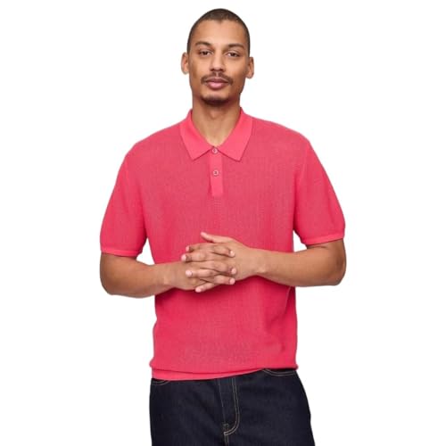 Image of GAP Men's Solid Regular Fit Polo Shirt