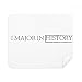 Quote I Major in History Cleaning Cloth Screen Cleaner 2pcs Suede Fabric