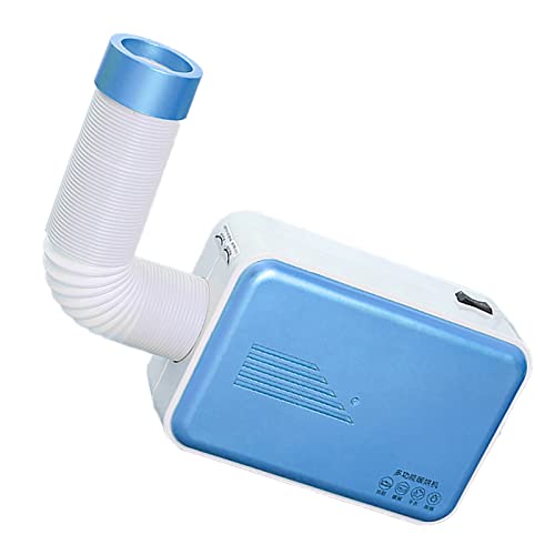 Multifunctional Clothes Dryer, Portable Electric Circulating Warm Air Dryer Static Drying for Pets (Carmine EU Round Plug)