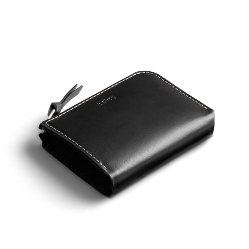 Bellroy L-Pocket (minimalist zip wallet with storage for cards coins and keys) - Black