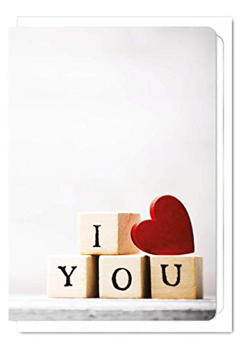 Biglietto di auguri con foto Cube of i Love You