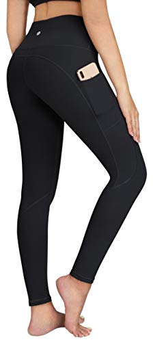 ESPIDOO Women's High Waisted Yoga Pants, Tummy Control Workout Pants for Women, 4