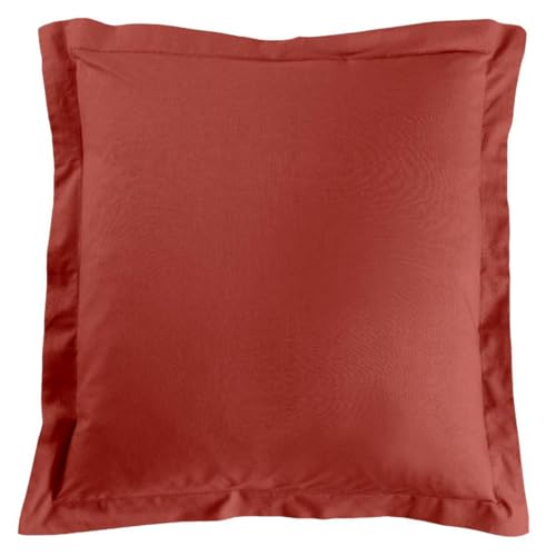 Taie d'oreiller Lina 63x63cm Terracotta
