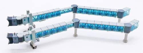 JC Wings Passerelle Aéroport Transparente Échelle 1/200 Pour B737/A320 - Maquette Préconstruite 30 Cm